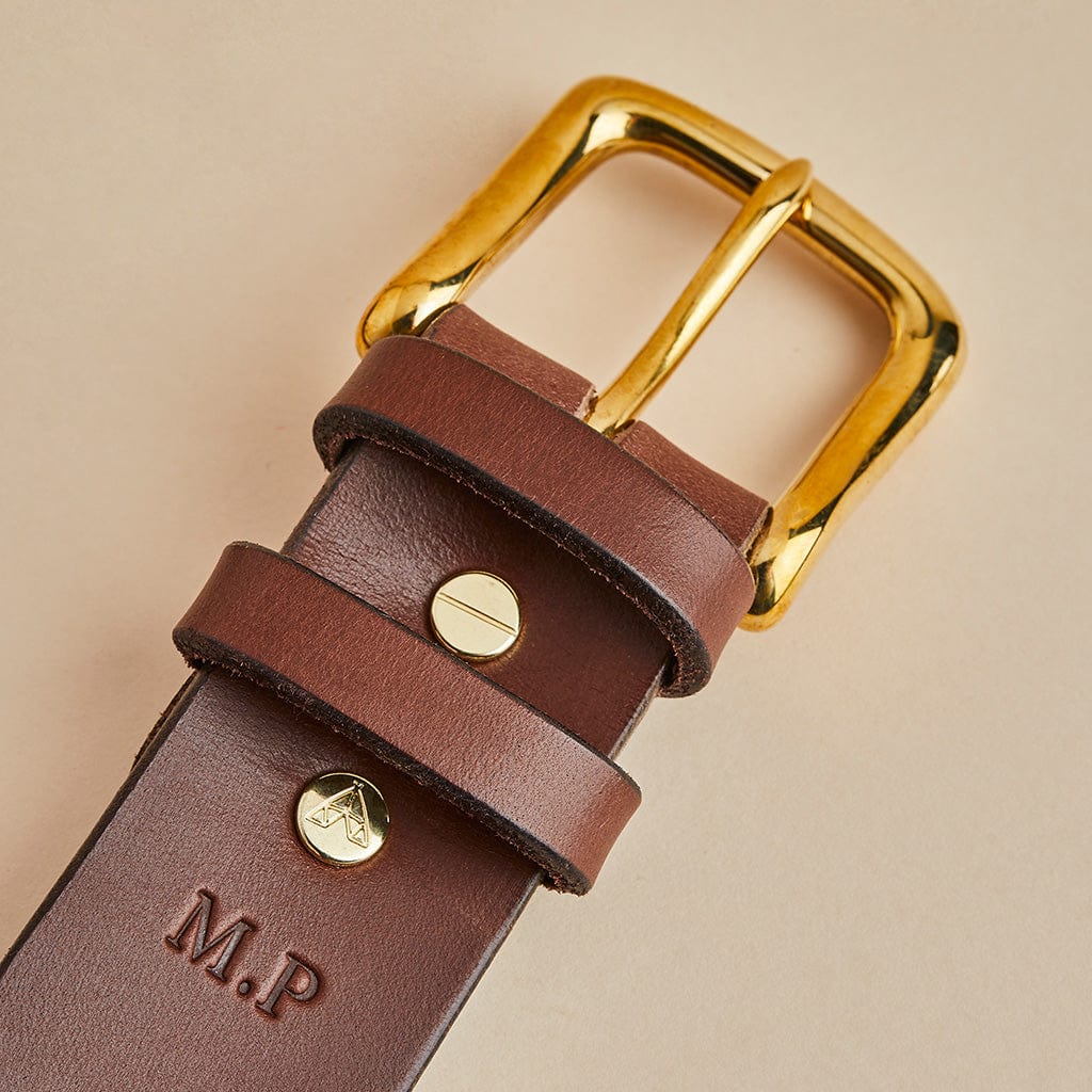 Personalised Men's Leather Belt - Main Image