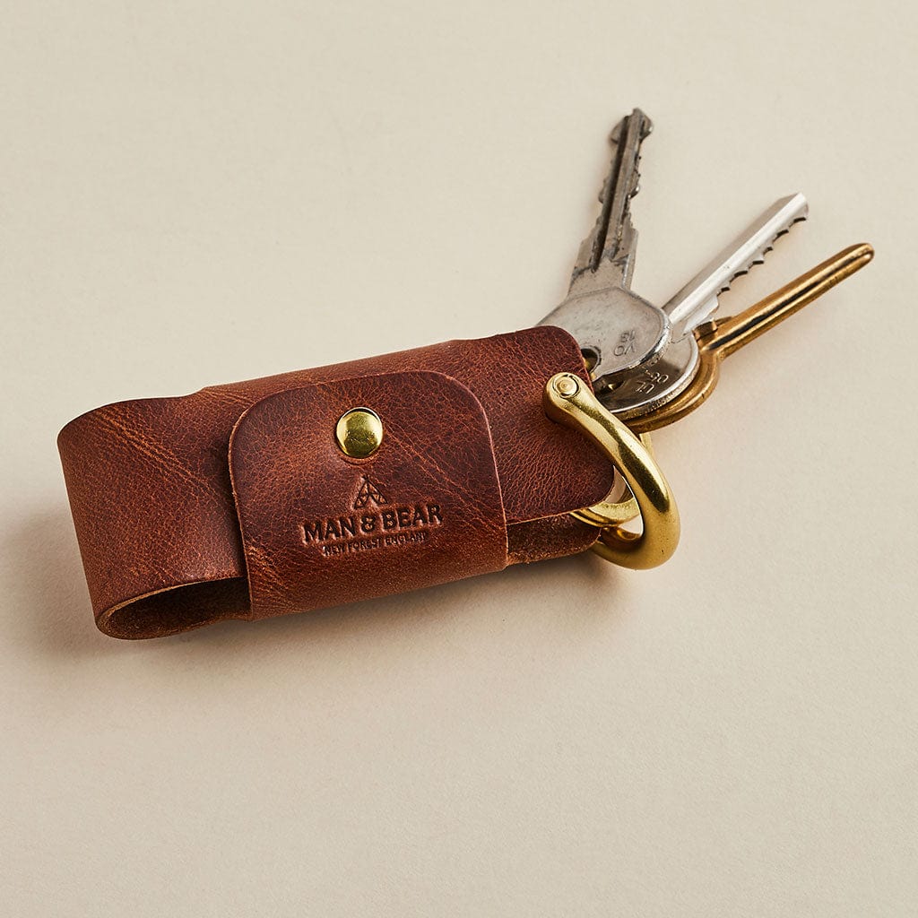Personalised What3Words Leather Keyring | Create Gift Love